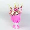Purple Orchids & Carnation