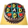 Chocolate Truffle Cake For DAD