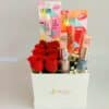 Lakme Cosmetics & Red Roses Box