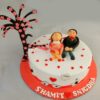 Romantic Couple Designer Cake