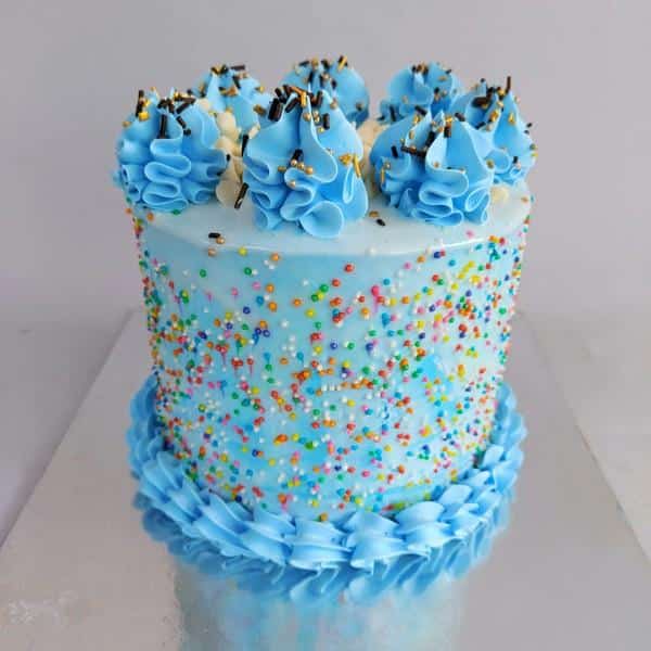 Designer Blueberry Cake