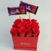Red Rose Box with Chocolates