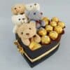 Box of Ferrero rocher & teddy