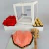 Premium Box of Roses , Rocher with Pinata Cake