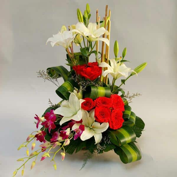 Mix Basket of Flower Arrangement