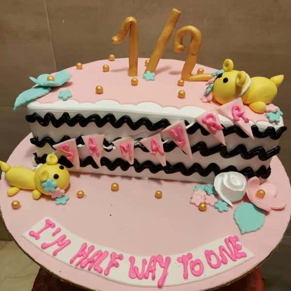 1/2 Baby Theme Cake
