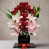 Box of Roses and Lilles