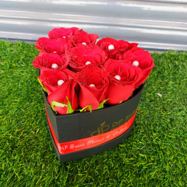 Heart Shape Box of Roses