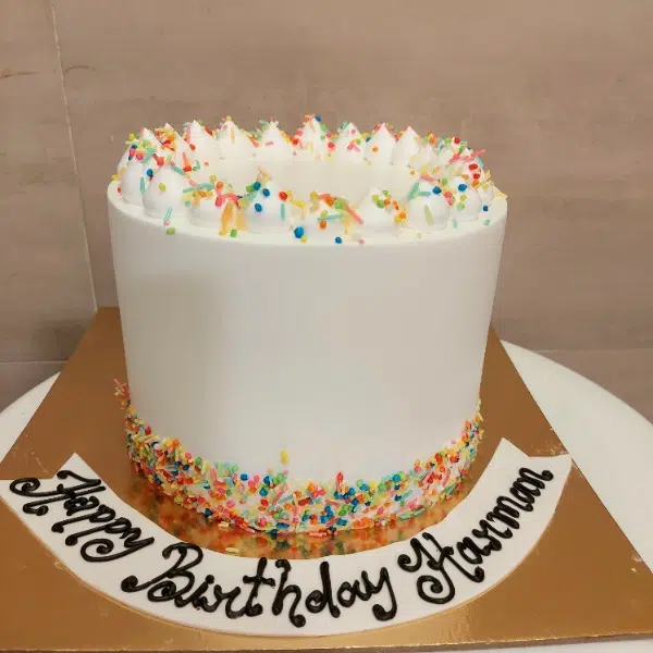 Designer Rainbow Theme Cake