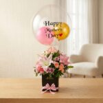 Mix Flowers with Air Balloon