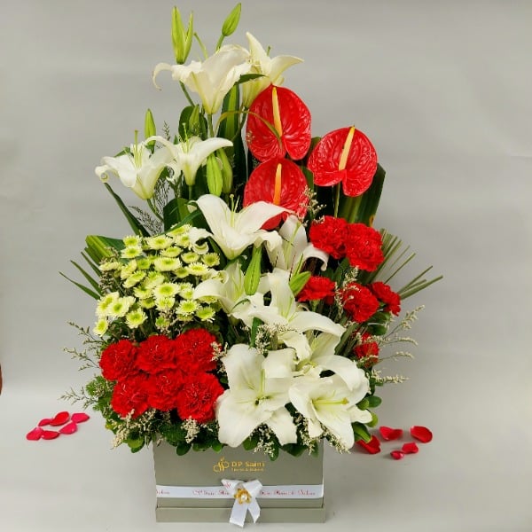 Exotic Mix Flowers in Box