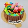 Peppa Pig Theme Cake