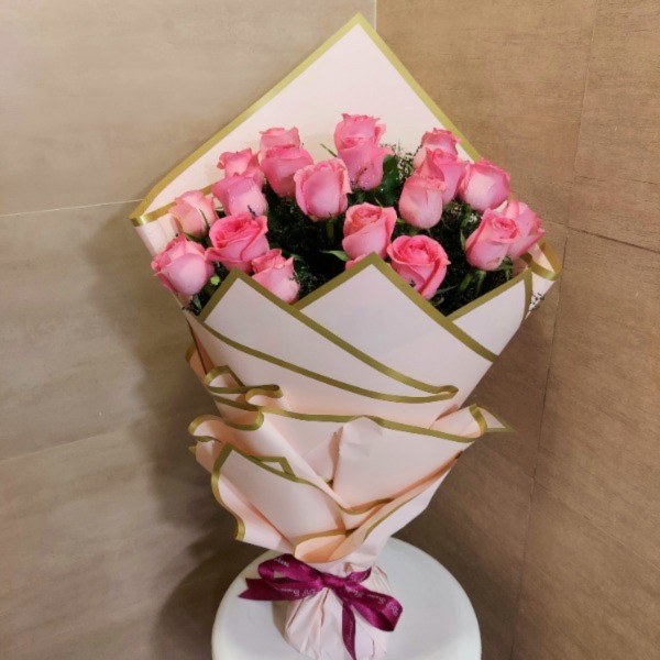 20 Pink Roses