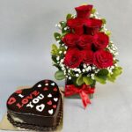 Combo of Roses & Cake