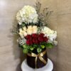 Exotic Mix Flowers in Jute Basket