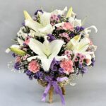 Exotic Mix Flower in Jute Basket