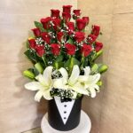 Tuxedo box of Mix Flowers