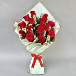 14 Red Rose Designer Bunch