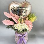 Exclusive Exotic Mix Flower Jute Basket