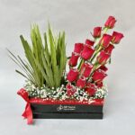 Red Roses in Box