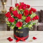 30 Red Roses in Box