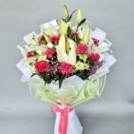 Lille and Carnation Importred Paper packing bunch