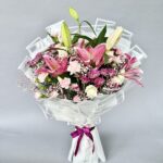 Mix Flower in Imported Paper Packing Bunch