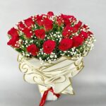 30 Red Rose in Imported Paper Packing Bunch