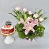 Combo of Flowers & Cake