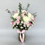 Mix Exotic Glass Vase Arrangement