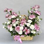 Carnation Jute Basket