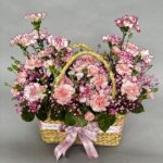 Carnation Jute Basket
