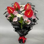 Carnation & Anthurium Bunch