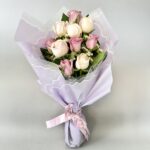 Compact Bunch of Mix Roses