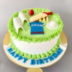 Cricket Theme Pineapple Cake