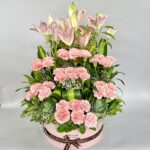 Carnation & Lilles in Big Box