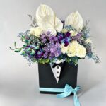 Tuxedo Box with Mix Flowers