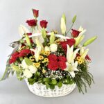 Exclusive Big Basket of Exotic Flowers
