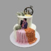 Designer Couple Theme Cake