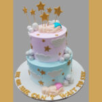 2-Layer Baby Shower Theme Cake