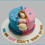 Full Fondant Baby Shower Theme Cake