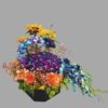 Blue Peacock arrangement