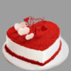 Red Velvet Heart Shape Cake