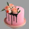 Pink Rose Black Forest Cake
