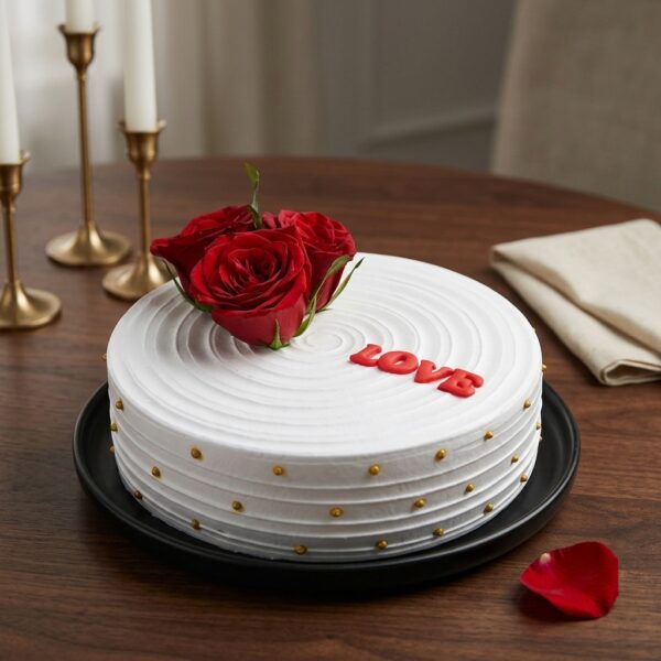 ChocoTruffle Cake With Roses