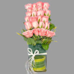 Emma Rose in Glass Vase