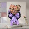 Luxury Emma Roses & Daisy Arrangemnet in Metal Stand