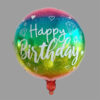 Happy Birthday Gas Foil Balloon
