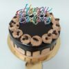 Half kg chocolate eggless cake