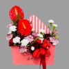 Envelope Box of Carnation & Anthurium
